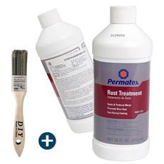 퍼마텍스 쇠 철 녹제거 코팅 81773 473ml 녹 전환제 환원제 보일러 녹슨거 제거, 1개