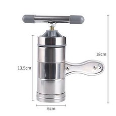 手動不鏽鋼壓麵機 家用手搖製麵機, 1套