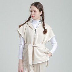 지니골프 킹덤 후드판초 골프조끼