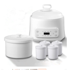 110V電燉盅 - 大容量隔水燕窩燉盅 小家電, 110V大瓷膽+4個小瓷膽:一台