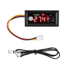 컨트롤러 PWM 12V 디지털 3A 온도 제어 디스플레이 속도, Annular probe 3P