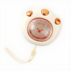 무료 포커스 캐릭터 고양이손난로 곰발바닥손난로 핫팩 핸디워머, 고양이손난로-화이트, 고양이손난로-화이트