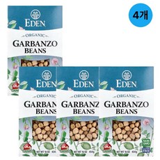 에덴푸드 미국 농장 재배 병아리콩, 4개, 454g