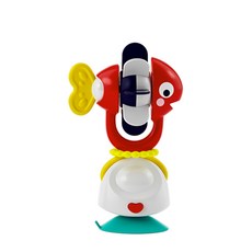 HolaLand 轉轉樂 動物造型吸盤玩具 餐椅吸盤 安撫玩具 匯樂, 風車魚, 1個