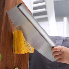 빌바오 도우커팅 반달 피자커터 30cm 반죽커터, 실버, 1개