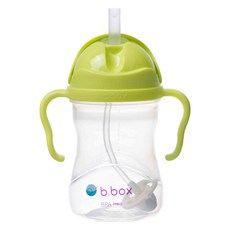 비박스 그래비티 볼 빨대 물병, 옐로 그린, 240ml, 1개