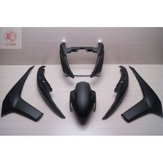 E-GIN FORCE 155 BH6 機車車殼 (含大盾) 消光黑, 1個