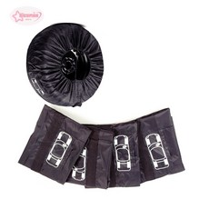 서락 타이어 보관 커버 L 4P 스페어타이어커버, 레드