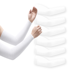 바디스윗 주니어 쿨토시 학생용 스포츠 팔토시 3p, 1세트, 화이트