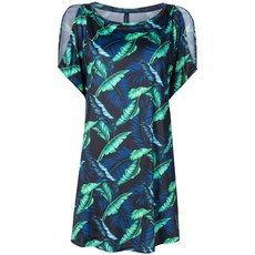 리지아앤내니 나뭇잎 프린트 튜닉