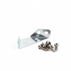 민쓰마마 앵글 연결 브라켓 까치발브라켓, 실버, 0.8mm, 1개