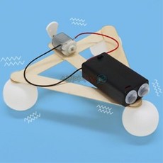 탁구공 진동로봇 만들기 과학수업재료 과학놀이키트 사이언스 만들기재료 실험키트, 1개