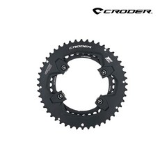 CRODER Gearmate 4835T / 5037T 超壓縮齒盤 BCD 107mm 自行車爬坡神器, 1個, 48/35T