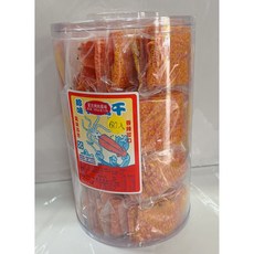 SNS 古早味 懷舊零食 百香珍 珍味香魚片 蒙古烤肉 (60入) 900公克, 1個