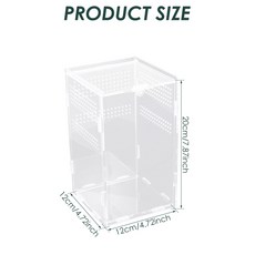 파충류 먹이 상자 투명 리움 서식지 곤충 거미 도마뱀 전갈 수염 용 사육 Arboreal Cage, 02 yle 1, 1