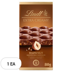 린트 엑스트라 크리미 헤이즐넛, 80g, 1개