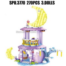 여아용 공주 문 성 인형 빌딩 블록 장난감 Fc3505 270 개, 02 pdf manual