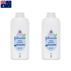 호주 Johnsons 존슨즈 베이비 파우더 400g 2개