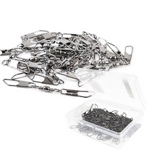 양핀도래 벌크 덕용 케이스 초강력 스냅도래 낚시 채비, 1개