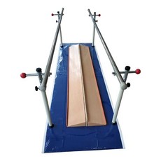 재활평행봉 트레이닝 보행 보조 다리강화 물리치료 연습, 수정판(카펫) 없이 2미터