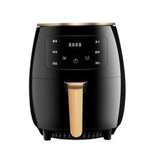 空氣炸鍋 智能可視多功能電炸鍋, 國內可用110V, 4.5L-黑色