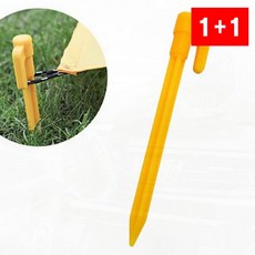 텐트팩 캠핑 고정못 경량 핀 야외 타프 말뚝 지면 고정 팩, 1개, 상세페이지 참조