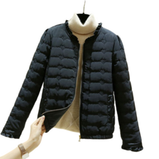 여성용 겨울 슬림 트리밍 경량 패딩 자켓 Women's Jacket 뉴타임즈 C414O726