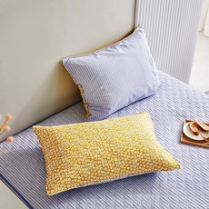 _ 소프트코튼 60수 면 100% 퀼트 베개커버 50*70 블루_CV0325162, _ 소프트코튼 60수 면 100% 퀼트 베개커버 50*