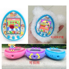 充電可拍照彩屏電子寵物機 國産拓麻歌子養成寵物蛋遊戲機 女孩禮物 彩色螢幕 拍照功能 充電式設計, 充電-可拍照藍色+白色套掛繩, 1個