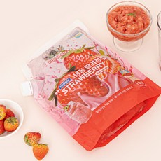 국내산 냉동 딸기 대용량 냉동과일 스무디 딸기쥬스 딸기청 얼린 딸기 100%딸기, 1개, 1kg