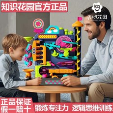 A 優選 兒童益智玩具 瘋狂滾珠迷宮 訓練思維 彈珠軌道遊戲, 1個, 知識花園同款滾珠