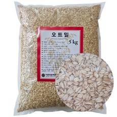 제과용 오트밀 5kg 압착귀리 압착오트밀 귀리 Thick Rolled Oats, 1개