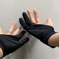 우빅 드로잉타블렛장갑 L 드로잉장갑 그림장갑 두손가락장갑