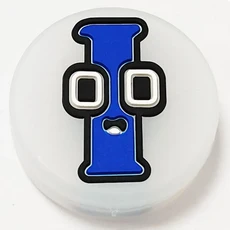 쿠쿠스토어 2 영어 글자 테니스 충격 방지 흡수기 실리콘 라켓 패드 진동 액세서리, 13 style I