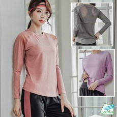 BODYAIR性感美背肩拼紗長袖上衣(瑜珈.慢跑.運動.健身.透氣.舞蹈.運動服)