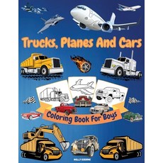 Trucks Planes And Cars Coloring Book For Boys: Amazing Collection of Cool Trucks Planes Cars Bik... Paperback, Molly Osborne, English, 9781716369629