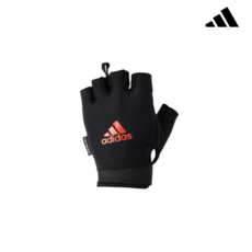 아디다스 에센셜 스트랩 헬스 장갑 웨이트 턱걸이 크로핏 장갑, 레드, 1개