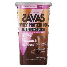 meiji 明治 Whey Protein100綜合維生素&礦物質乳清蛋白粉 牛奶巧克力口味, 1罐, 280g