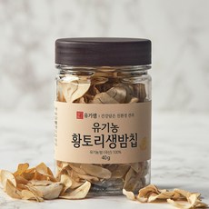 25년햇견과-유기샘 국산 유기농 황토리생밤칩 40g, 5개