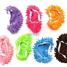 걸레슬리퍼 청소슬리퍼 걸레실내화 랜덤색상 발걸레 청소밀대