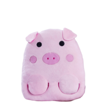 【創藝】USB加熱暖足墊 USB暖腳墊 暖暖包 保暖墊 暖足寶 快速出貨, 粉紅豬--(附USB加熱片)