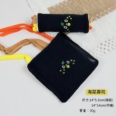 壽司紫菜包飯寵物發聲毛絨玩具, 1個