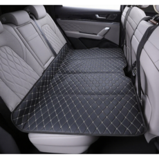 차량용 뒷자석 확장 접이식 평탄화 차박매트 보드 차박 용품 차량 뒷자석 매트 자동차 뒷자석 평탄매트 차박매트, 럭셔리 블랙골드