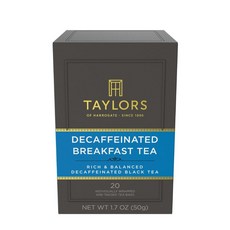 Taylors of Harrogate 디카페인 브렉퍼스트 티백 20개 1팩 262174, 20 Count (Pack of 1), Decaf Breakfast
