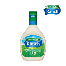 [Hidden Valley] 히든밸리 오리지널 랜치 대용량 709ml 1개 서브웨이 드레싱 소스 Hidden Valley Ranch Salad Dressing