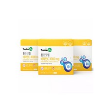 비타민C 3000mg (3개월분) x 3개 / 비타민C 100% / 분말스틱 타입, 18