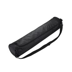 피트니스 요가매트 삼각대 스탠드 휴대용 가방 70cm 폭 15cm 원통형 어깨 숄더백 케이스, 블랙(단일색상), 1개