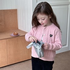 마이슈마켓 키즈 유아용 가디건 여아 남아 꽈배기 니트 가디건 봄 가을