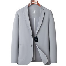 Zenaris 남성 봄여름 아이스 냉감 정장자켓 스판 카라넥 블레이저 아우터 재킷 95-120