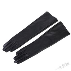 長款漆皮亮面手套，舞台演出、攝影、Cosplay適用